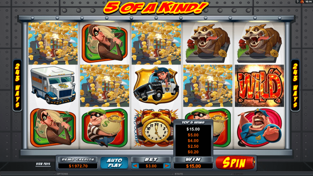 Бонусная игра Bust The Bank 9