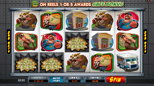 Бонусная игра Bust The Bank 10