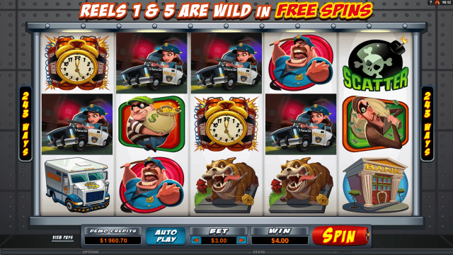 Характеристики слота Bust The Bank 8