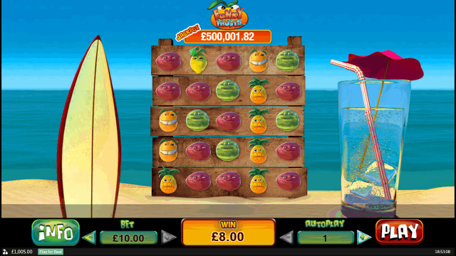Бонусная игра Funky Fruits 6
