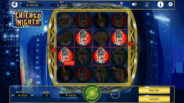 Игровой интерфейс Chicago Nights 10