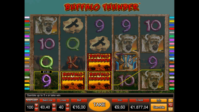 Игровой интерфейс Buffalo Thunder 8