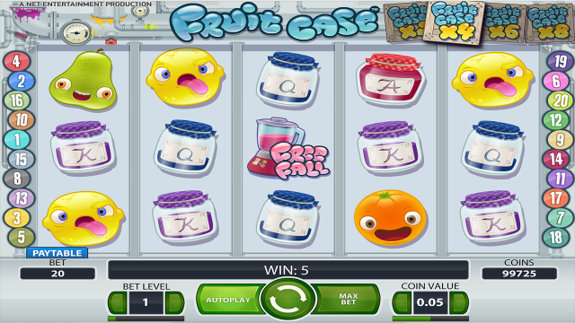 Характеристики слота Fruit Case 5